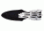 Shadow Cutlery Silver Hornet Triple Thrower Set, Silver, .8 LB SH3571