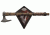 Shadow Cutlery Vikings - Axe of Ragnar Lothbrok - Limited Edition, Brown/Silver, 2.4LB SH8000LE