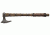 Shadow Cutlery Vikings - Axe of Ragnar Lothbrok - Limited Edition, Brown/Silver, 2.4LB SH8000LE