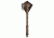 Shadow Cutlery Vikings - Axe of Ragnar Lothbrok - Standard Edition, Brown/Silver, 2.4LB SH8000