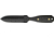 Shadow Tech Dagger Fixed Knife, 1095 high carbon steel double edge dagger blade wi, Black G-10 handle STK013