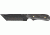Shadow Tech Ranger Tanto Fixed Knife, 1095 high carbon steel modified tanto blade with b, Full tang. Black canvas micarta handle STK009