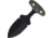 Shadow Tech T-Handle Push Dagg Fixed Blade Knife,2.5in,High Carbon Steel Dagger Blade,Black Micarta Handle STK101