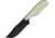 Shadow Tech Talon E Clip Fixed Knife, black powder coated 1095 carbon steel clip blade w, Moonglow handle STK800MG