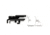 Sharps Rifle Company SAGRS Adjustable Gas Key Retrofit Kit, DLC Coated, Black, SAGRSRTFK