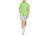 SHED, Under Armour Tech 2.0 Short Sleeve V-Neck Shirt - Mens, Zap Green, Large, 1328190-722-L