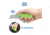 Sheffield Lock Back Utility Folding Knife, 3.5in, Green, 12615