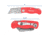 Sheffield Lock Back Utility Folding Knife, 3.5in, Red, 12614