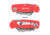Sheffield Lock Back Utility Folding Knife, 3.5in, Red, 12614