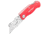 Sheffield Lock Back Utility Folding Knife, 3.5in, Red, 12614