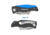 Sheffield Quick Change Lock Back Utility Folding Knife, 4in, ABS Handle, Blue, 12119