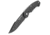 Sheffield Truxton Fixed Blade Knife, 10in Overall, 4.75in Black Oxide Coated 420 SS Drop Point, Black Rubberized ABS Handle, Black Nylon Belt Sheath, Black, 12149