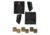 Shellback Tactical Banshee Side Armor Plate Pockets 6x6 Set of 2, Black, Coyote Tan, MultiCam, Ranger Green