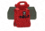Shellback Tactical Defender 2.0 Level IV Active Shooter Armor Kit with Model L410 Plates, Range Red, One Size, SBT-9040-L410-RD