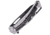 Shieldon Barraskewda Folding Knife, 4.75in Closed, 3.75in Black Titanium D2 Tool Steel Blade, Stainless Handle, Nylon Sheath, 9042S1B