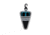 Shimano Brutas 5&quot; Scissors w/Sheath, Blk/Cyan Handles, High Carbon Steel, Silver Nickel Finish, SSS05N