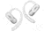 Shokz OpenFit Air Headphones, White, Regular, T511-ST-WT-US