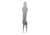 Shootsteel.Com 1/4&quot; AR400 28&quot; Static Pepper Popper, 11061580612