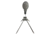 Shootsteel Evil Roy Target System, 3/8in AR550, Elipse Target, Gray, 10 inch, 1072961028143