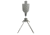 Shootsteel Evil Roy Target System, 3/8in AR550, Silhouette Target, Gray, 12x20 inch, 1072951558191