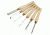 Shop Fox 6 pc. HSS Lathe Chisel Set D3787