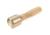 Shop Fox Turned-Polished Brass Head Mallet, Maple Handle, 8 oz. D2809