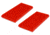 Shoreline Marine Reflector Reflector Rectangle Red, SL76658