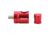 Shrewd Quick Disconnect Straight, Red 78263
