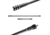 Shrewd Onyx Bow Stabilizers, 8 in, Black, SMSONYX08