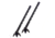 Sierra 7 Raptor Leg Set for 9-12in Bipod, Black S7-903-350