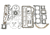 Sierra International 18-4381 Overhaul Gasket Set, 18-4381