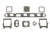 Sierra International 18-4396 Exhaust Manifold Gasket Set, 18-4396