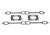 Sierra International Exhaust Manifold Gasket Set Gm 200 228 230 260 898, 5.0 &amp; 5.7L, 18-4349