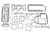 Sierra International Powerhead Gasket Set Without Head Gasket, 18-4313