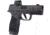 SIG SAUER P365X Macro Comp Semi Auto Pistol, 9mm Luger, 3.1 in Barrel, ROMEO-X COMPACT w/ XRAY3 Day/Night Sights, Polymer Black Frame, Polymer Grip, 2-Mag, 17 Round Capacity, 365XCA-9-COMP-RXX