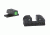 SIG SAUER X-Ray3 Pistol Sight Set, Number 8 Green Front, Number 8 Rear, round notch SOX10004