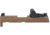 SIG SAUER XSeries Slide Assembly, 9 mm, w/ Romeo1PRO, 6MOA, 3.6in, Coyote Tan, 8900276