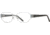 Calligraphy Collections Harperlee SESC HARP00 Progressive Prescription Eyeglasses - Silver SESC HARP005435 SV