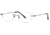 Calligraphy Collections Thinline SESC THIN00 Bifocal Prescription Eyeglasses - Silver SESC THIN005035 SV
