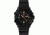 Silencer 44.5mm Black Steel Case, Black Rubber I Band