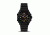 Silencer 44.5mm Black Steel Case, Black Rubber I Band