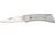 Silver Falcon Large Lockback, 440 stainless drop point blade, Brushed stainless handle SF521