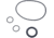Silverback Airsoft HTI Replacement O-Ring Set, Black, SBA-ORG-02
