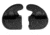Silynx Shell Ear Retainers, 3 Pairs, Black, Small ERC000007-C