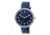 Simplify 2606 The 2600 Watch 40mm, Blue Leather Band, Silver Case, Blue face SIM2606