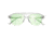 Simplify Carter Polarized Sunglasses, Clear Frame, Green Lens, Clear/Green, One Size, SSU127-C4