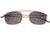 Simplify Collins Sunglasses, Bronze Frame, Black Lens, Polarized, One Size, SSU104-BR