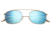 Simplify Collins Sunglasses, Gold Frame, Celeste Lens, Polarized, One Size, SSU104-GD