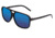 Simplify Reed Polarized Sunglasses - Unisex, Black/Blue, One Size, SSU121-BL