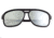 Simplify Reed Polarized Sunglasses - Unisex, Black/Silver, One Size, SSU121-SL